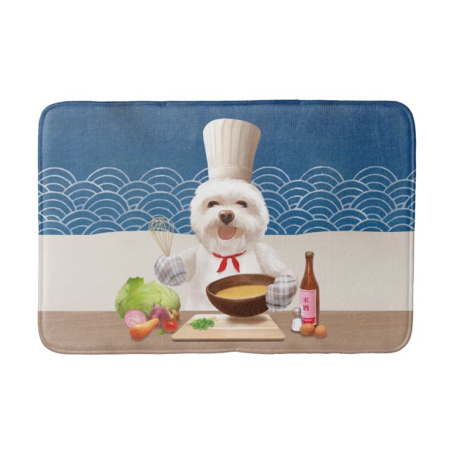 Tapis De Bain Petit Chien Chef (Devant)