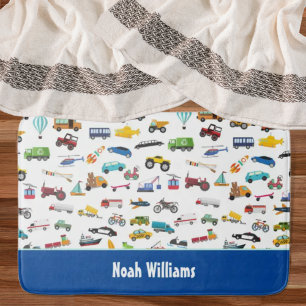 Tapis De Bain Petit Garçon Things That Move Vehicle Cars Kid