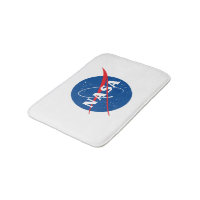 Petit Mat de bain Iconique de la NASA (blanc fusée