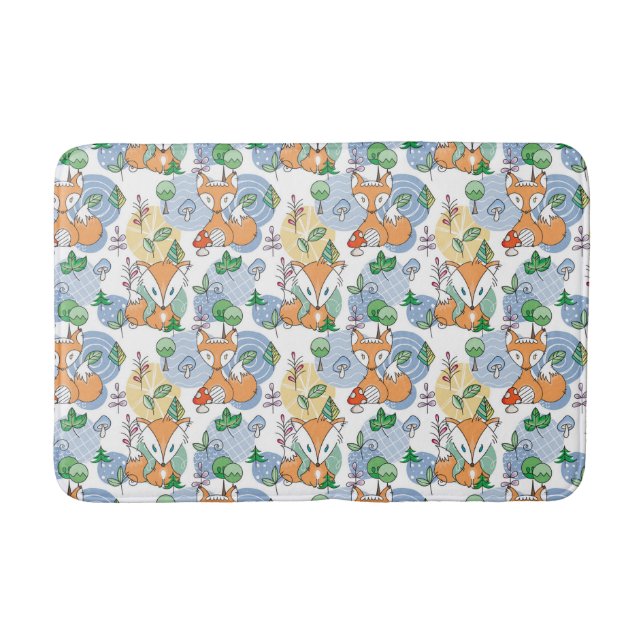 Tapis De Bain Petit motif mignon de Fox (Devant)