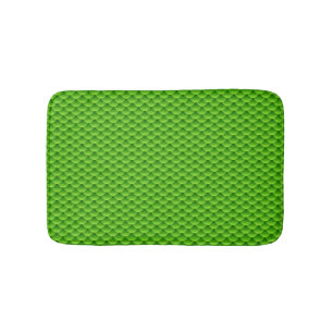 Tapis De Bain Petit motif vert d'échelle de poissons