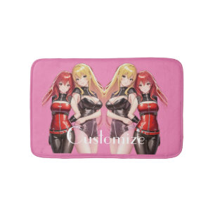 Tapis De Bain Petites filles Anime Thunder_Cove
