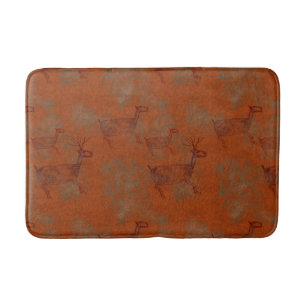 Tapis De Bain Pétroglyphes de canyons de sud-ouest