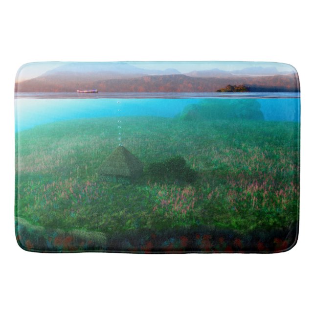 Tapis De Bain Phantastes : L'île Cottage Bathmat (Devant)