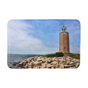 Tapis De Bain Phare d'Avery Point, Connecticut Bath Mat