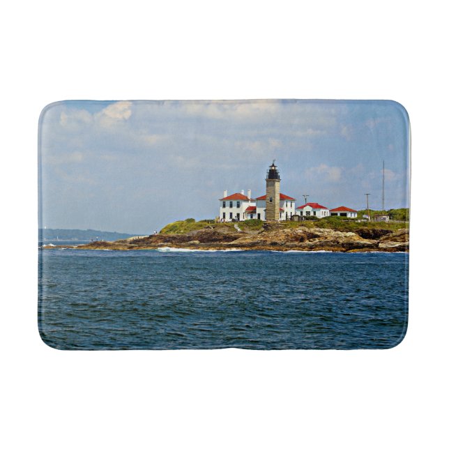 Tapis De Bain Phare de Beavertail, Rhode Island (Devant)