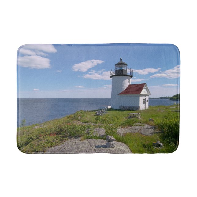 Tapis De Bain Phare de Curtis Island, Camden Maine (Devant)