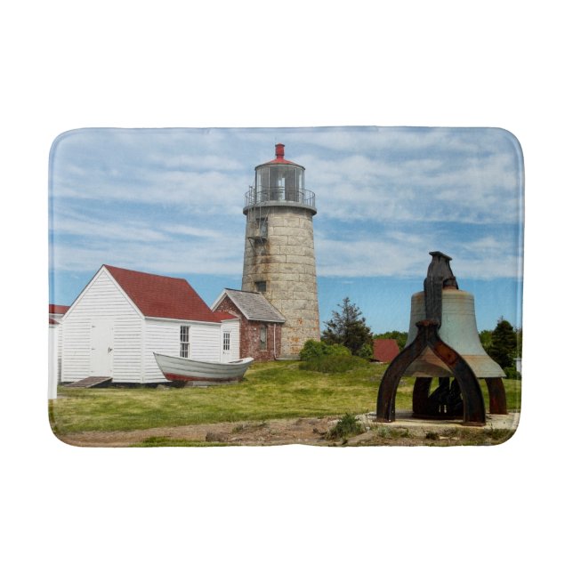 Tapis De Bain Phare de l'île de Monhegan, Maine (Devant)
