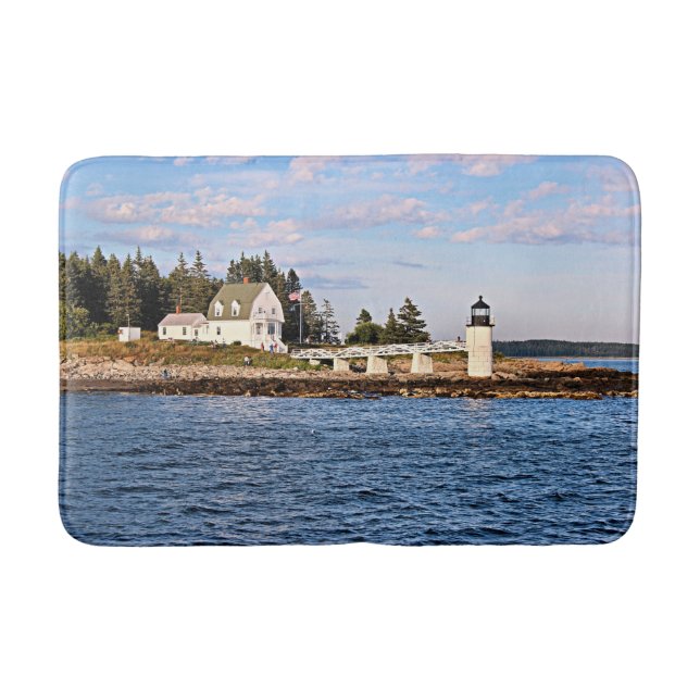 Tapis De Bain Phare de Marshall Point, Maine Bath Mat (Devant)