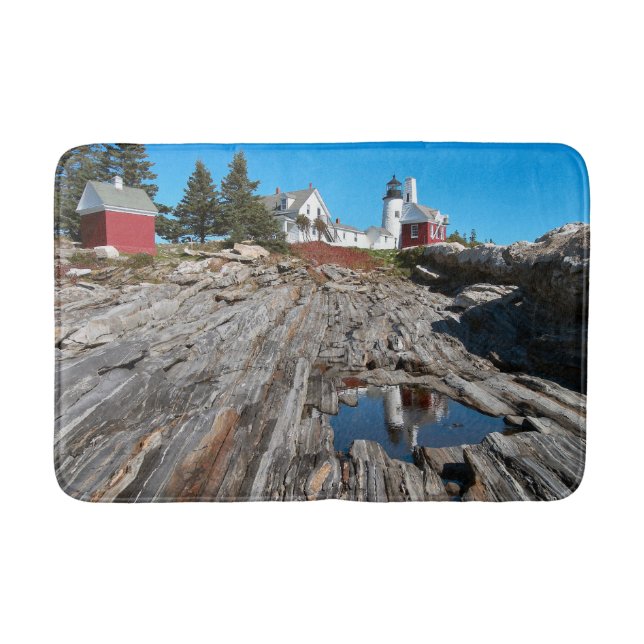 Tapis De Bain Phare de Pemaquid Point, Maine (Devant)