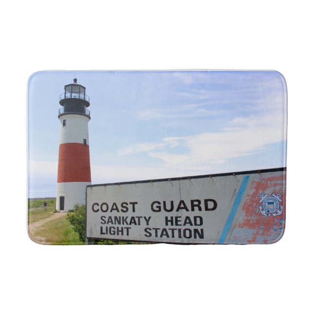 Tapis De Bain Phare de Sankaty Head, Nantucket MA Bath Mat (Devant)