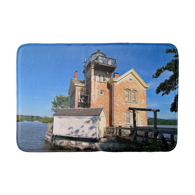 Tapis De Bain Phare de Saugerties, New York Bath Mat (Devant)