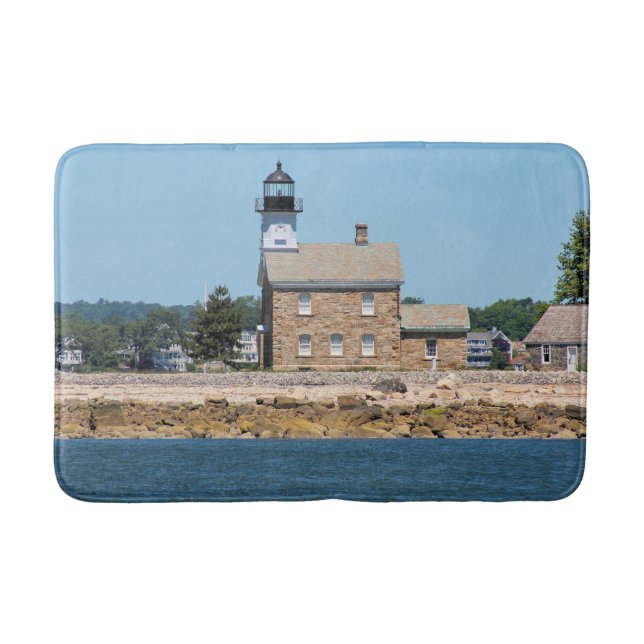 Tapis De Bain Phare de Sheffield Island, Connecticut (Devant)