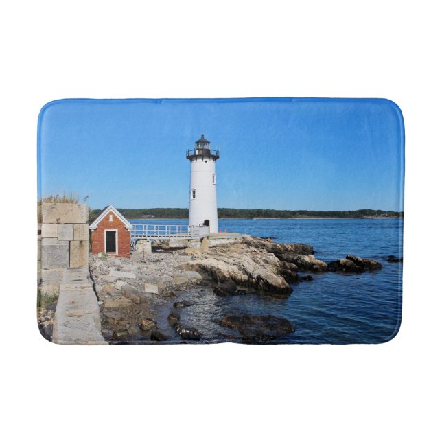 Tapis De Bain Phare du port de Portsmouth, New Hampshire (Devant)