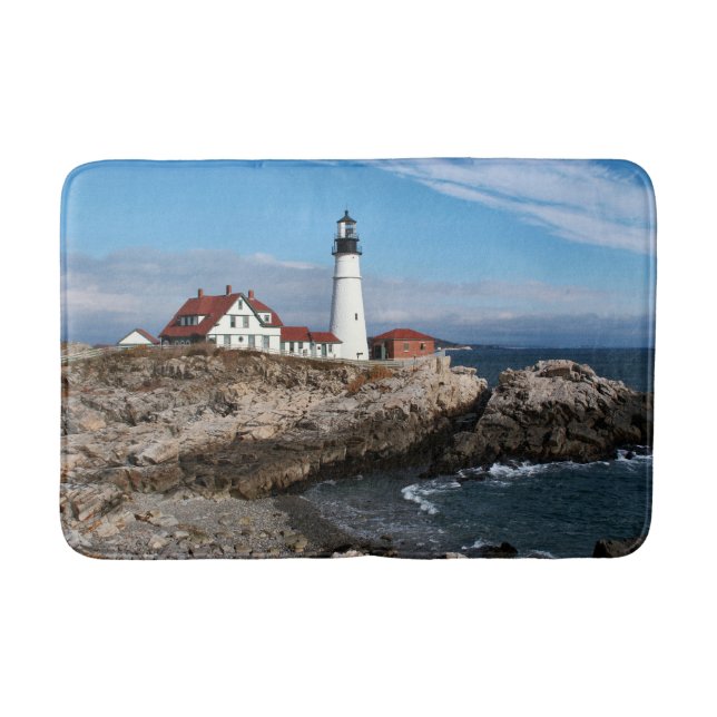 Tapis De Bain Phare principal de Portland, Maine (Devant)