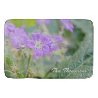 Photo botanique de fleur sauvage de géranium lilas