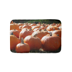 Tapis De Bain Photo citrouille pour automne, Halloween ou Thanks
