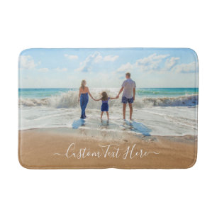 Tapis De Bain Photo personnalisée et texte Bain Mat Votre propre