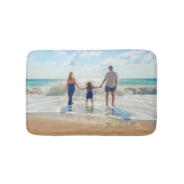 Tapis De Bain Photo personnalisée Mat Votre famille Photos Cadea (Devant)