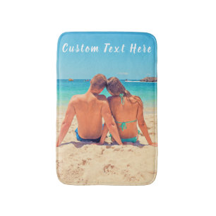 Tapis De Bain Photo personnalisée Texte Bain Mat Your Love Photo