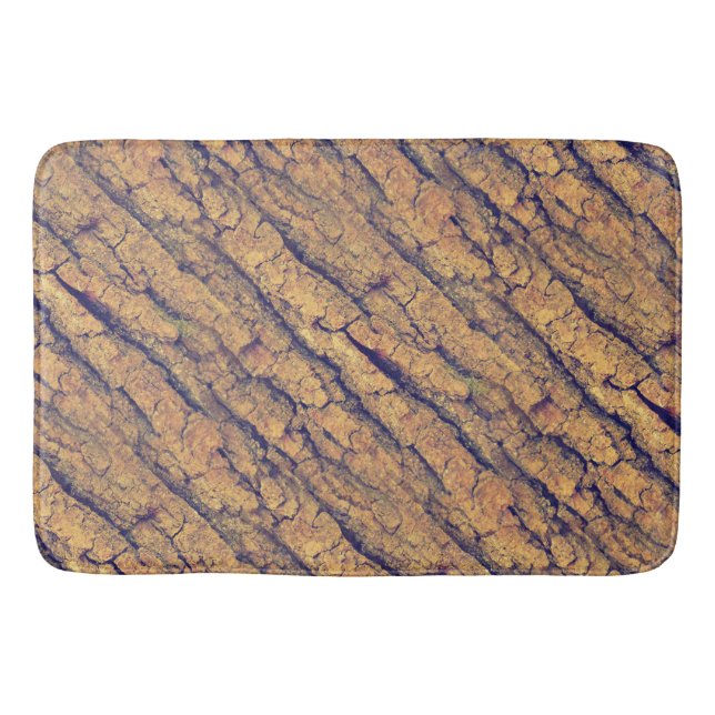Tapis De Bain Photographe - WOOD BARK + your ideas (Devant)