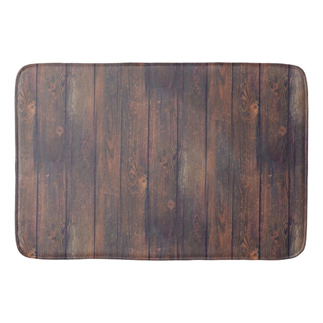 Tapis De Bain Photographe - WOOD BOARDS + your ideas (Devant)