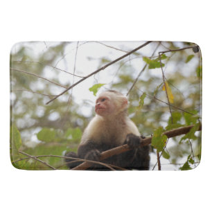 Tapis De Bain Photographie de la nature, singe capucin