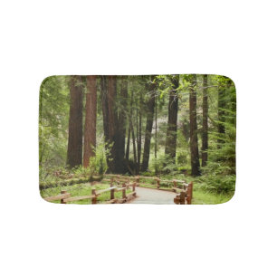 Tapis De Bain Photographie de nature sur le sentier I de Muir Wo