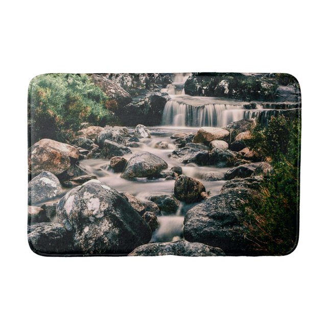 Tapis De Bain Photographie WATERFALL STONES + vos idées (Devant)