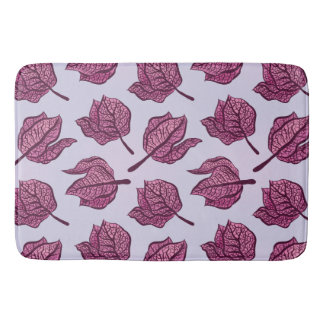 Tapis De Bain Physalis rose Fleur Motif Pastel Botanique