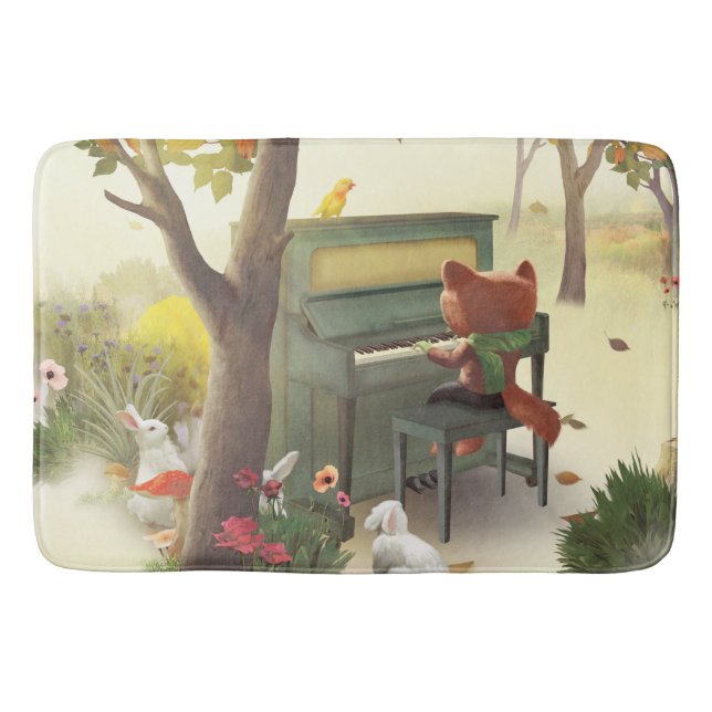 Tapis De Bain Pianiste des bois (Devant)
