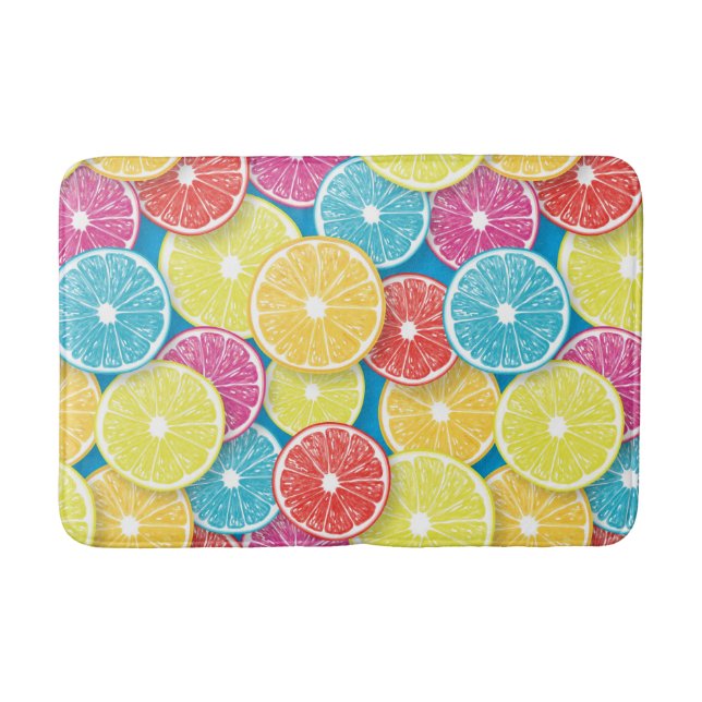 Tapis De Bain Pièces de fruits d'agrumes (Devant)