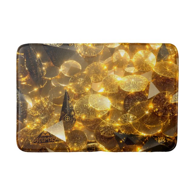 Tapis De Bain Pièces de Rune d'or (Devant)