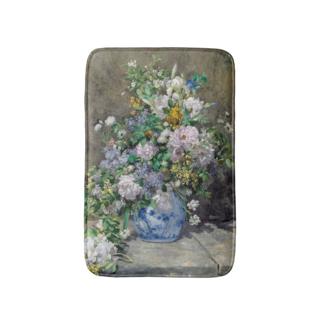 Tapis De Bain Pierre-Auguste Renoir - Bouquet de printemps (Devant (Vertical))