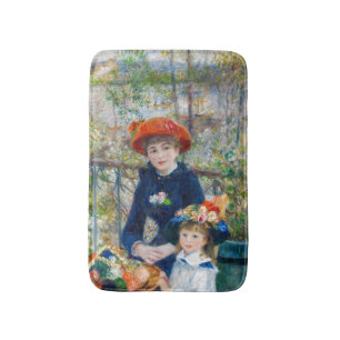 Tapis De Bain Pierre-Auguste Renoir - Deux sœurs sur la Terrasse