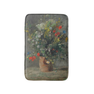 Tapis De Bain Pierre-Auguste Renoir - Fleurs dans un Vase 1866