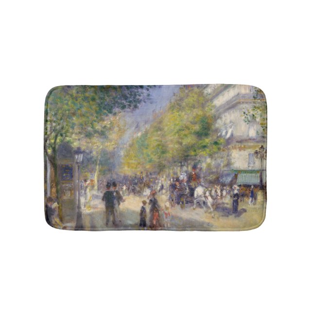 Tapis De Bain Pierre-Auguste Renoir - Paris, Grands Boulevards (Devant)
