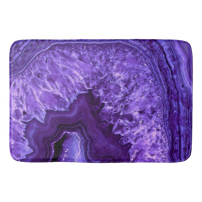 Tapis De Bain Pierre minérale violette Ultra Violette (Devant)