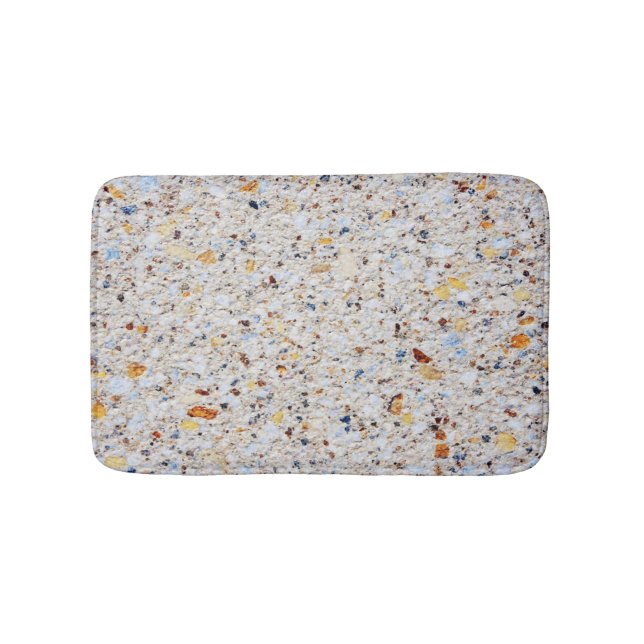 Tapis De Bain Pierre Moderne, Motif Marbre (Devant)