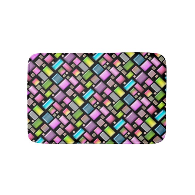 Tapis De Bain Pierres précieuses et mère de perle (Devant)
