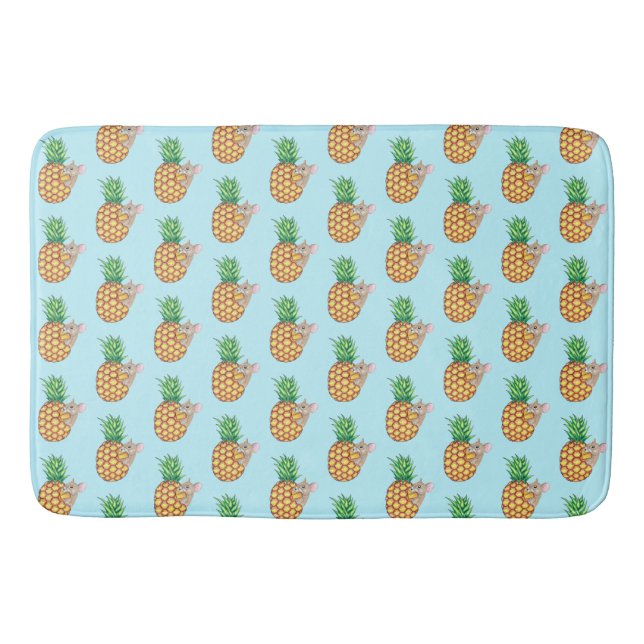 Tapis De Bain Pika à l'ananas prend un Chomp Aqua (Devant)
