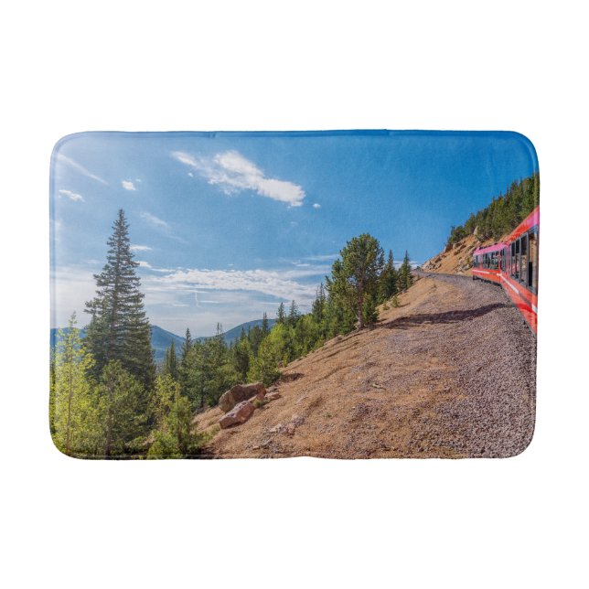 Tapis De Bain Pikes Peak Train Ride Bath Mat (Devant)