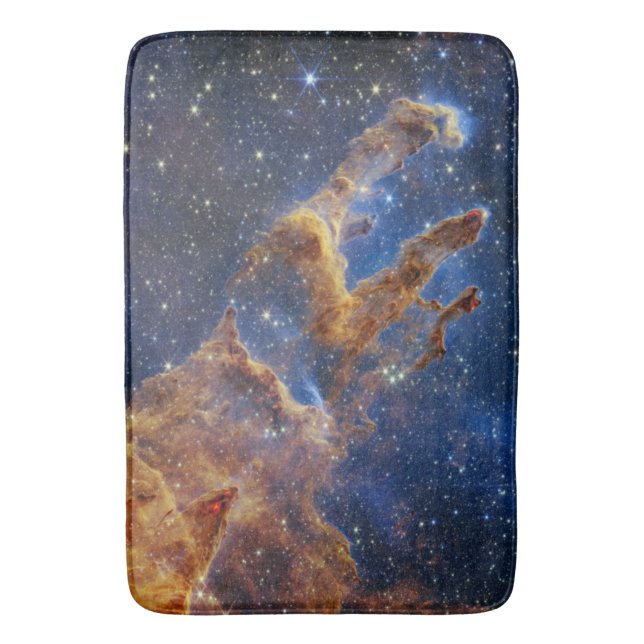 Tapis De Bain Piliers de création Aigle Nebula Webb Telescope (devant Vertical)