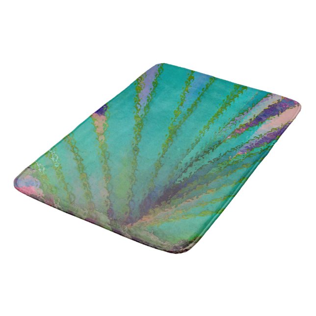 Tapis De Bain Pinceau à vis Abstrait (Angle)