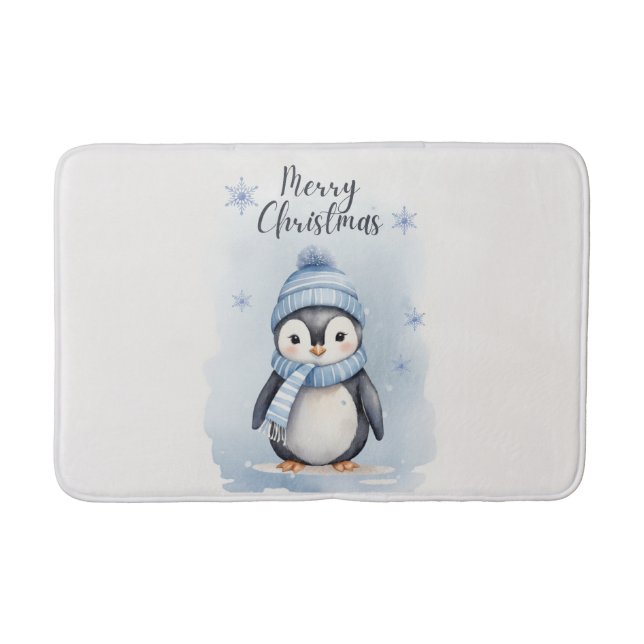 Tapis De Bain "Pingouin mignon" (Devant)