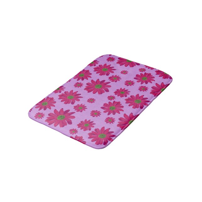 Tapis De Bain Pink Daisy (Angle)