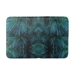 Tapis De Bain Pins rustiques pinède conifères verts