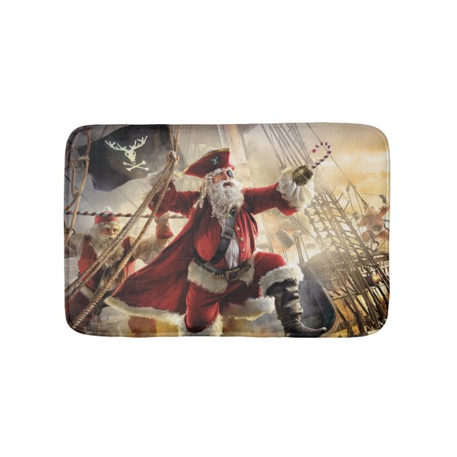 Tapis De Bain Pirate Père Noël (Devant)
