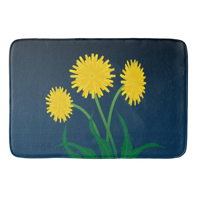 Tapis De Bain Pissenlits Jaunes (Devant)