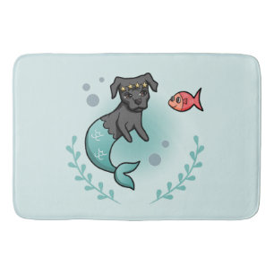 Tapis De Bain Pitbull de sirène